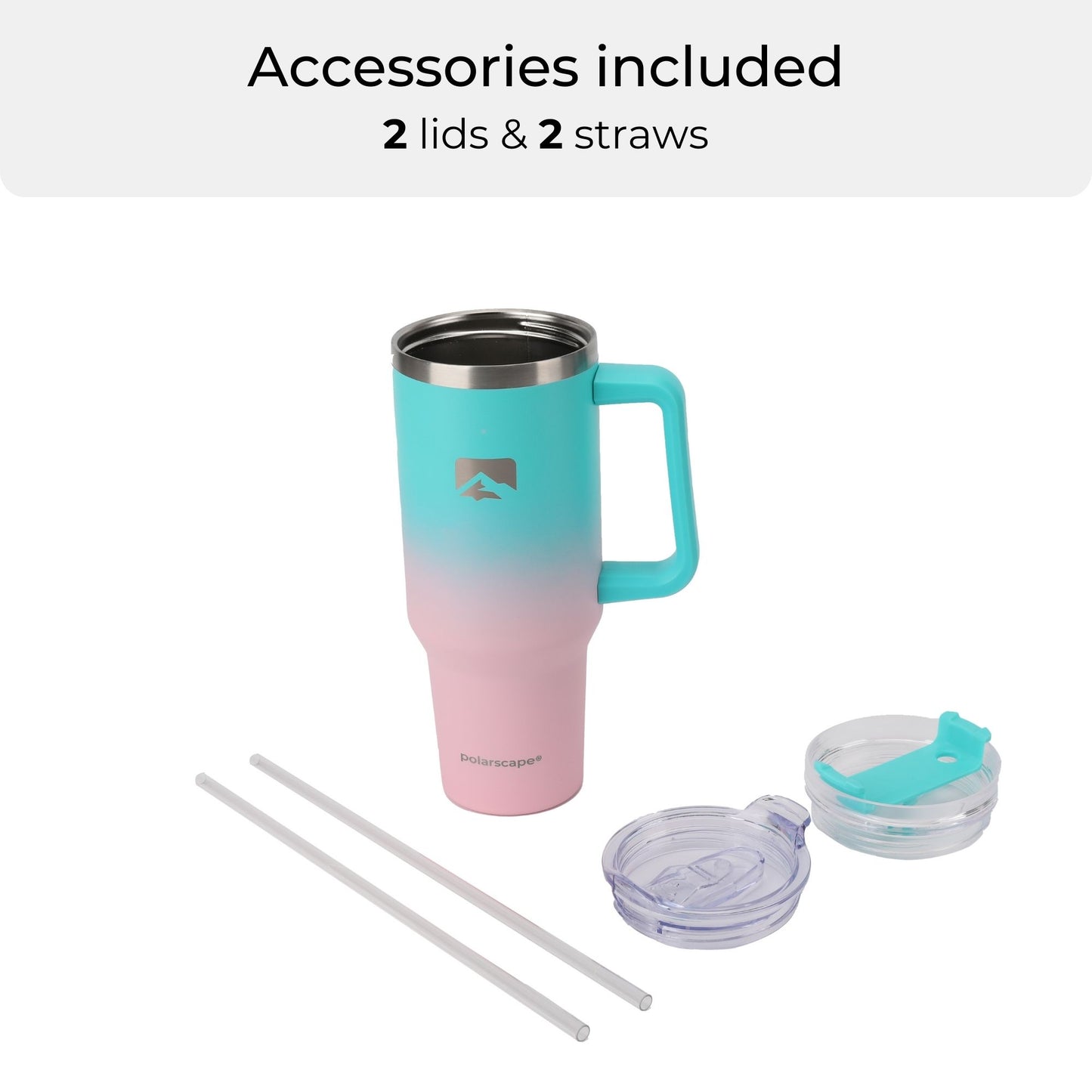 Tumbler with Straw and Lid 40oz Bubble Bliss