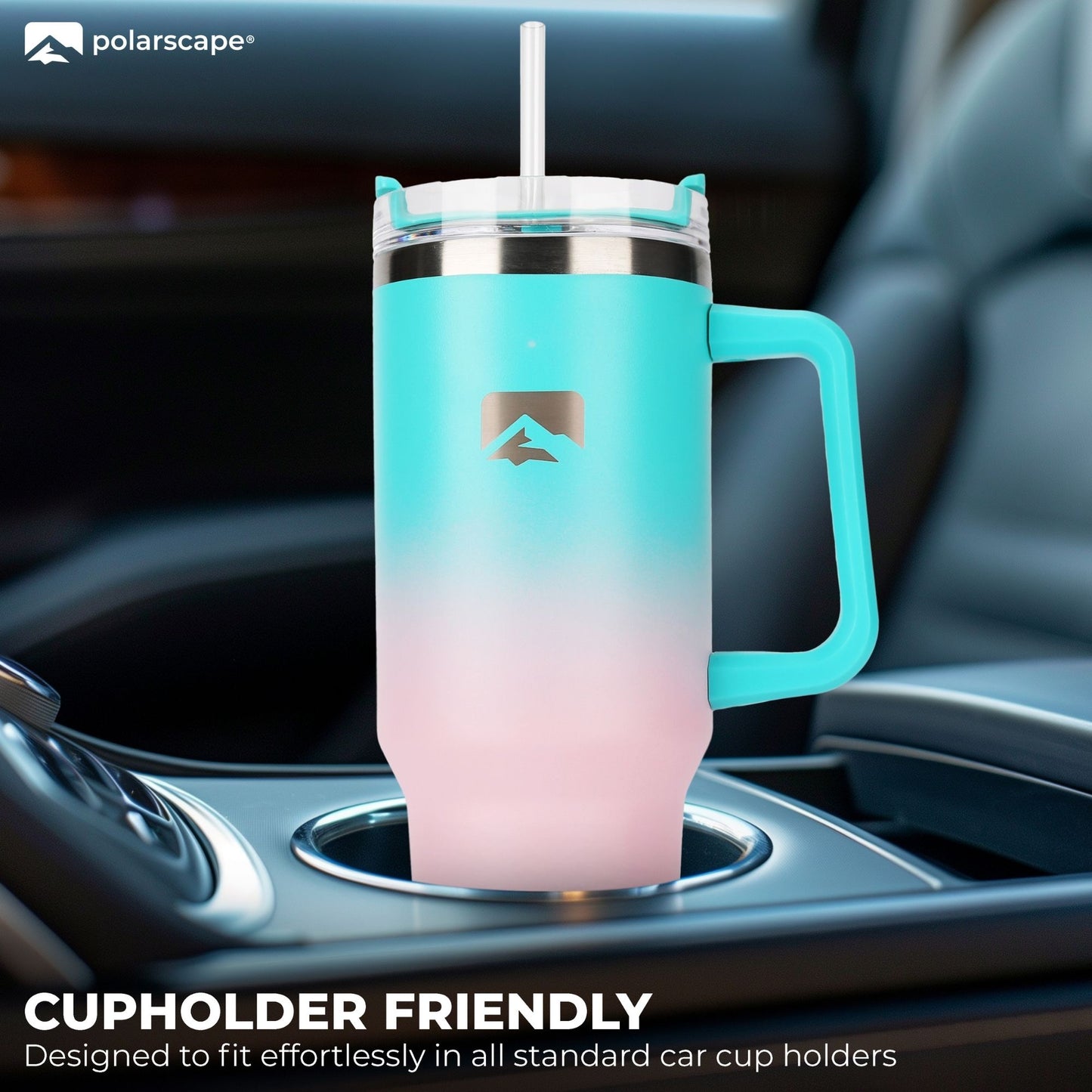 Tumbler with Straw and Lid 40oz Bubble Bliss