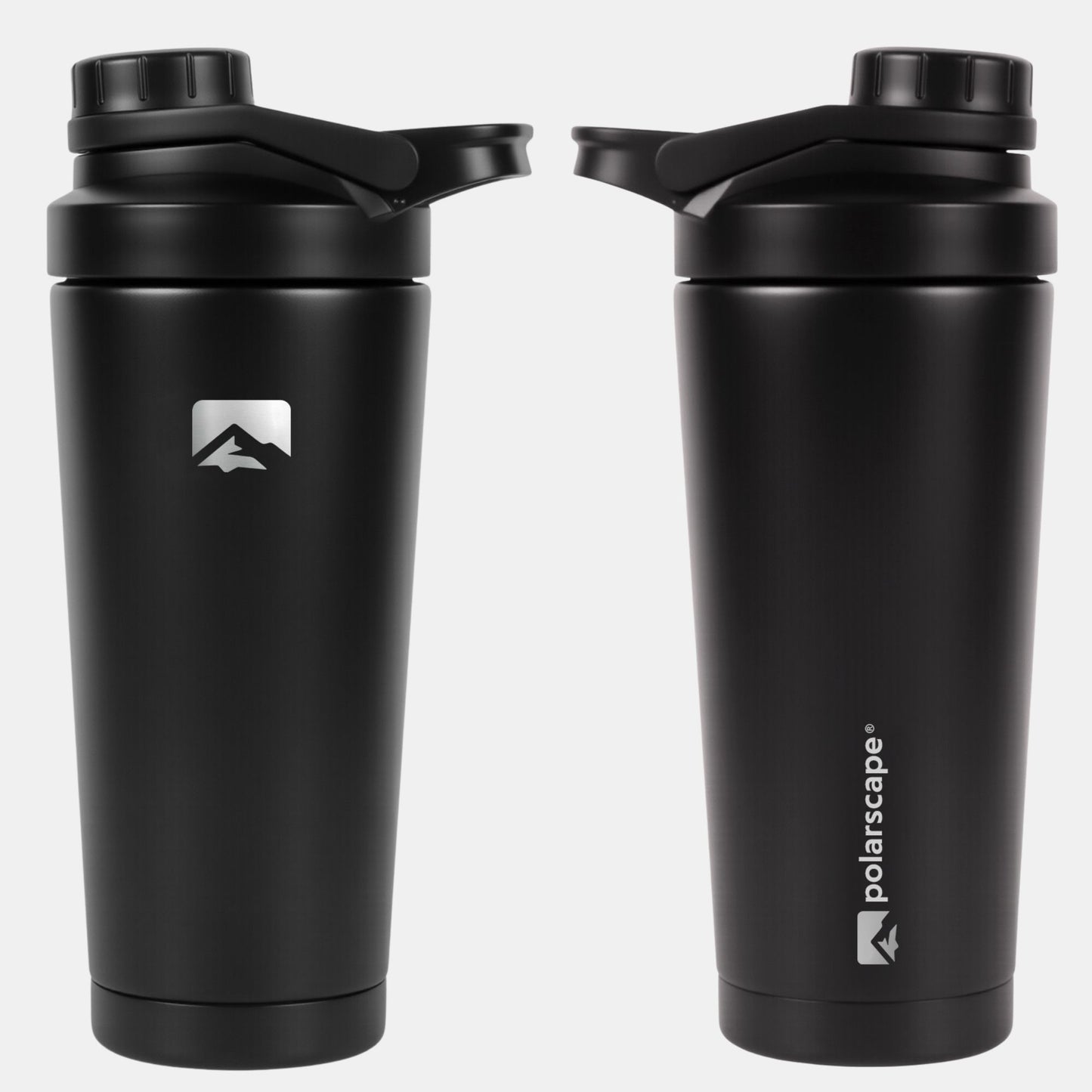 Stainless Steel Protein Shaker 750ml - Black