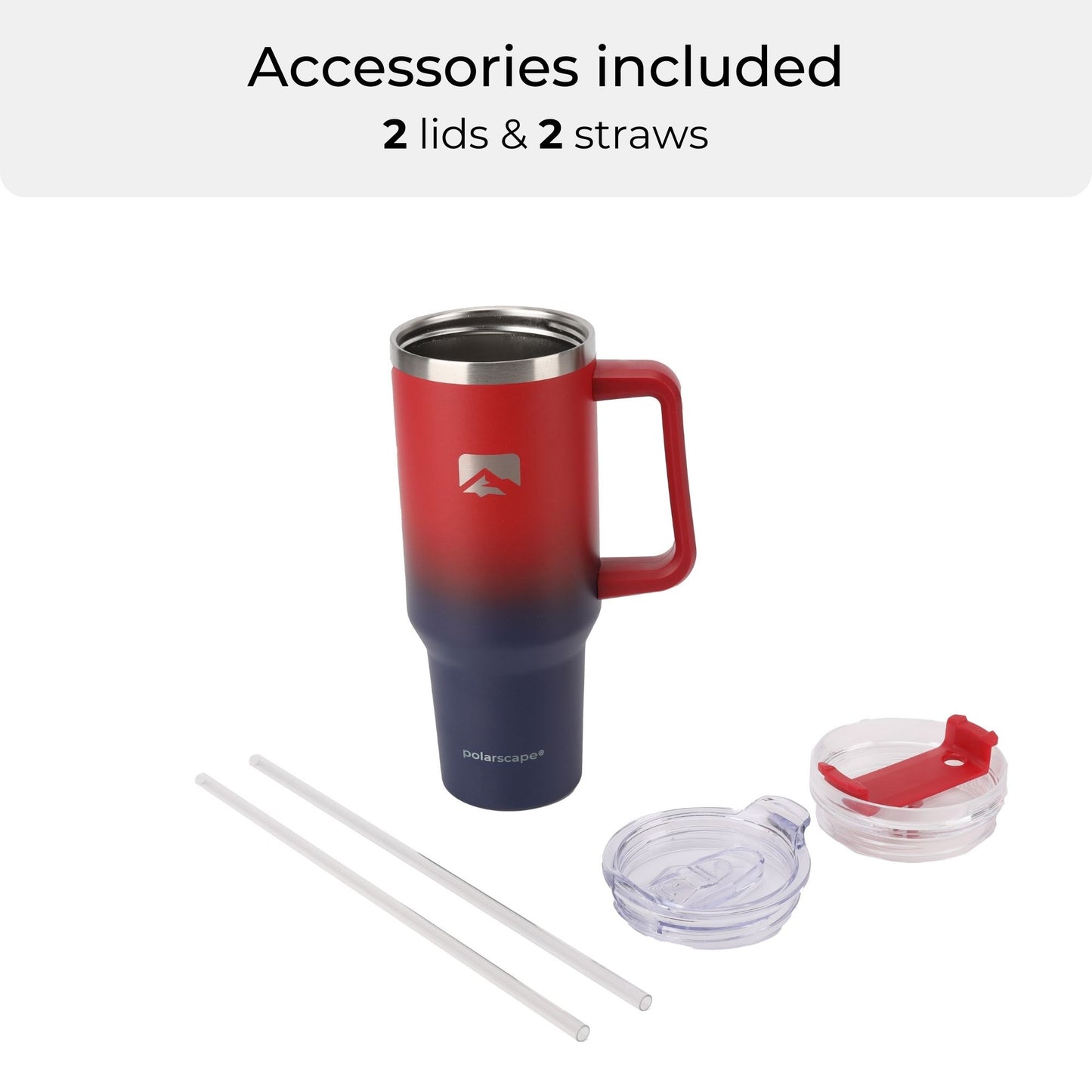 Tumbler with Straw and Lid 40oz Plum