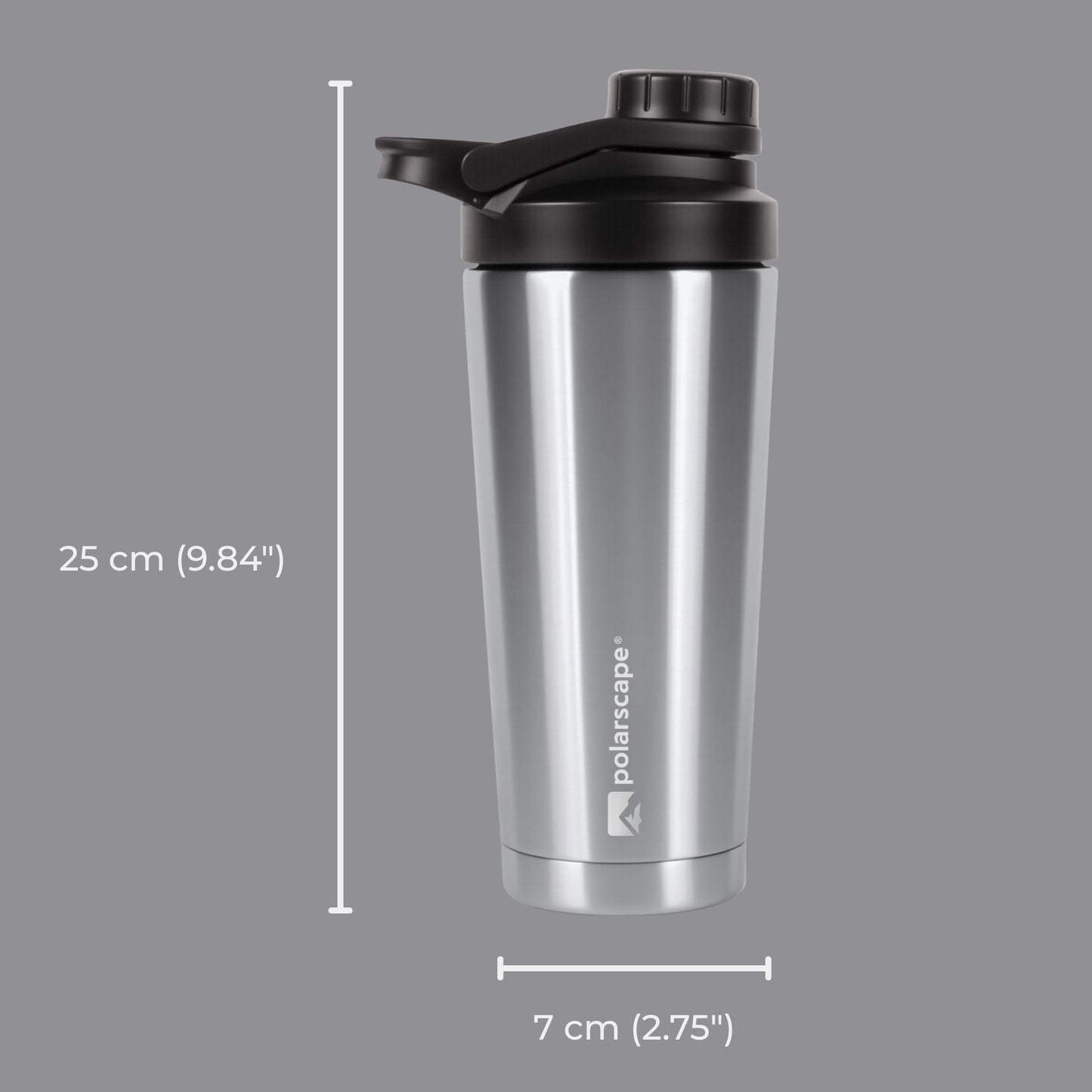 Stainless Steel Protein Shaker 750ml